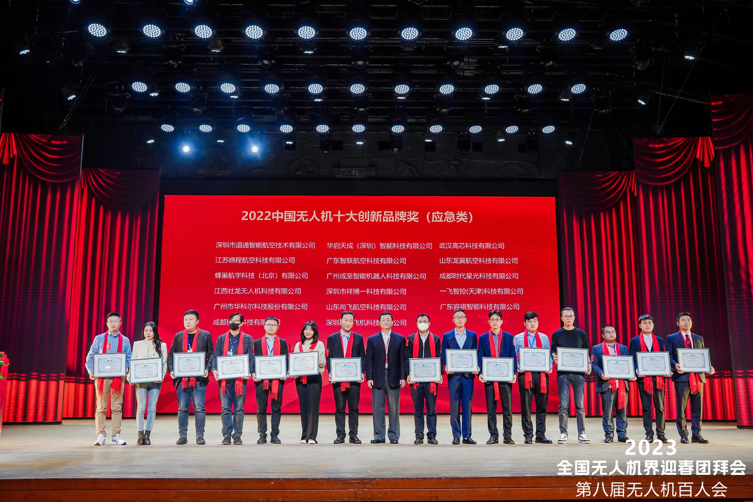 第八届中国无人机百人会隆重举行—时代星光再获两项大奖