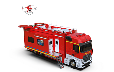 战狼A20车载式无人机机场