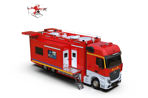 战狼A20车载式无人机机场